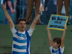 Torcida do Ava compareceu ao Couto Pereira e mandou o seu recado