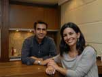 Carol Fernandes Heck e Gustavo Heck abrem as portas do prprio apartamento, na Capital, e mostram projeto de apsoveitamento do terrao.