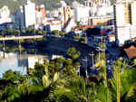Vista do mirante do museu da gua