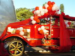 Foi exposto um caminho de bombeiros fabricado em 1909 que foi restaurado pelo Inter