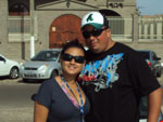 Final de ano em Imb eu e meu amor Fernando, em frente ao castelo!