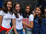 Marcella Borba, Isadora Borba, Maria Eduarda Apolinrio e Camila Rodrigues