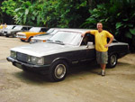 Opala Diplomata 85/85, 6cc 250S, a lcool com coletor dimensionado e carburador 446. Pertence a Ederso Franke, integrante do Opala Club Blumenau.