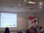 Alunos de Campo Verde (MT) assistem a palestra na fbrica da Massey Ferguson