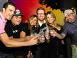 Ex-BBBs fazem a festa no aniversrio de Flvio Stffli Jnior, em Caxias do Sul  
