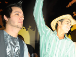 Ex-BBBs fazem a festa no aniversrio de Flvio Stffli Jnior, em Caxias do Sul  