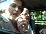 Pr-candidata do PT  Presidncia, Dilma Rousseff, visita Caxias do Sul.