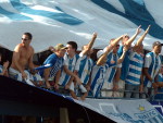 Torcida avaiana apoiou o time o jogo inteiro
