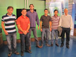 Equipe da Universidade Estadual de Maring em um dos estdios do Canal Rural 