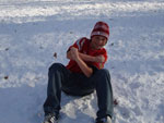 &quot;A dica  mostrar que gacho colorado no sente frio no inverno novaiorquino!!&quot; Lucas Thom