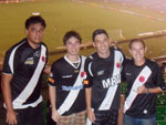 Maracan, Rio de Janeiro   Isaque Muniz, Anderson Muniz, Andrei Muniz e Jucinei Ferreira, de Blumenau, em maro de 2010.