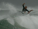 Mick Fanning mostrando que no vem para brincar no Billabong Pro SC