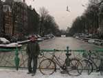 &quot;Os canais de Amsterd, congelados no inverno, so imperdveis!&quot;