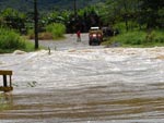 gua invadiu ruas em Joinville