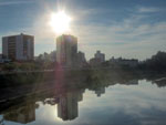 Blumenau e o Rio Itaja-a.