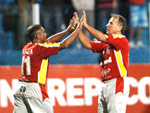 Zico e Romrio comandaram a festa na Ressacada