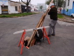 Em Porto Alegre, buraco interditou a rua Maranho
