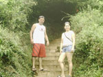 Roberta e Julio em Torres. Viagem de ferias 2010