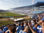 Torcida do Ava fez um mosaico na Ressacada