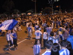 Torcida do Ava tomando conta da avenida Beira-Mar