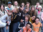 Eu, Cheilon, e meus amigos do IFC - Campus Rio do Sul em uma das nossas viagens do grupo alem para Nova Petrpolis. - Foto de Cheilon, de Rio do Sul - SC -