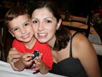 Patrcia e seu filho Miguel