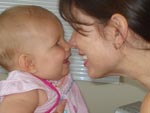 Mame Lucimar com sua linda filhinha Melissa. Amor de me no tem comparao...