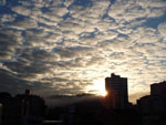 Blumenau, nascer do dia.