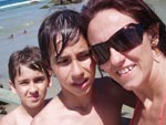 Nesta fotos estou eu e os meus dois filhos Rafael e Victor curtindo o vero de 2009 em Floripa