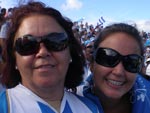 Eu e minha me que  avaiana roxa e no perde um jogo na Ressacada. Minha parceira e companheira. Paixo pra vida toda!! Feliz dia das mes...Te Amuuuu