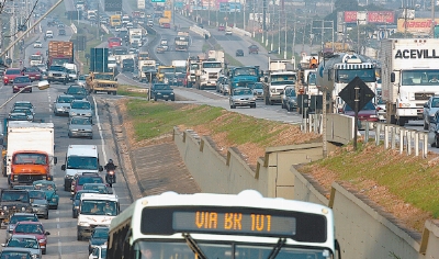 Desvios na BR-280 devido às obras de duplicação - Mobilidade Floripa