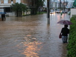 Alagamento em Cricima na Rua Joo Chenel