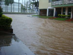 Alagamento no bairro Pio Correa, em Cricima