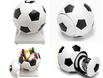 Para entrar no clima de futebol, a loja de gadgets de luxo Mevolution suere o cooler em forma de bola, com capacidade para 8 litros, e o porta-CD e DVD para at 52 discos