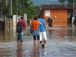 Chuva castigou a cidade Palhoa, na Grande Florianpolis