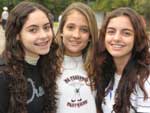 Ldia Borges, Francieli Rodrigues e Anny Marques