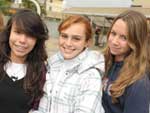 Marina Linhares, Rebecca Rosa e Tain Bica