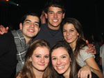 Vitor, Robson, Giulia, Gabi e Larissa