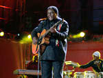 O msico local Vusi Mahlasela foi um dos artistas representantes da frica do Sul