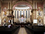 Interior da Igreja Matriz do Santssimo Sacramento.