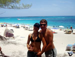 Nassau, Bahamas - M�rcia e Gilson Pitz, de Blumenau, em junho de 2008.