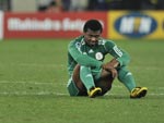 Decepo africana: A Nigria era a seleo do continente com mais chances de seguir na Copa, mas o empate em 2 a 2 com a Coreia do Sul a deixo pelo caminho