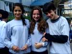 Isabela Lagemann e Thaizys Rediva e Gustavo Monteiro