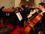 Orquestra Sinfnica de Santa Maria de apresentou na abertura do evento, na Igreja Matriz