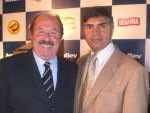 Candidato Joo Carlos Ferreira, do PDT, com o prefeito