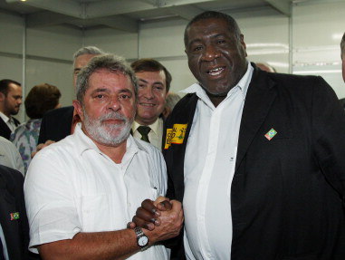 Jos Antonio e o presidente Lula