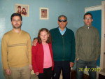 Candidato Loreno da Luz, do PDT, com a famlia