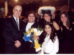 Deputado Federal Cludio Diaz e suas filhas Daniela, Carolina, Marta e Luiza.
