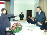 Momento da posse como Vereador do municpio de Frederico Westphalen, em 1 de janeiro de 2000.