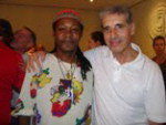 Candidato Paulo Roberto Silva, do PDT, com Fogaa